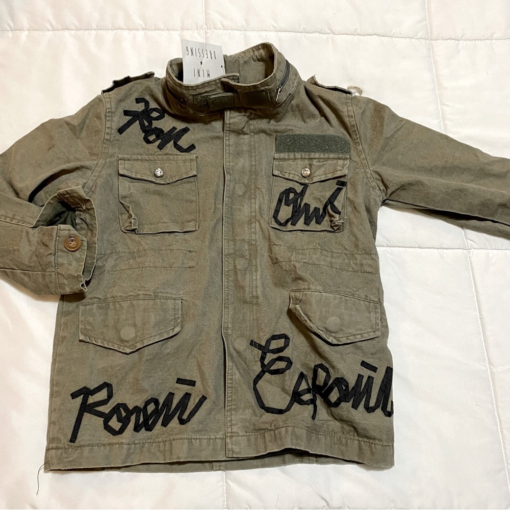 Mini dressing army jacket